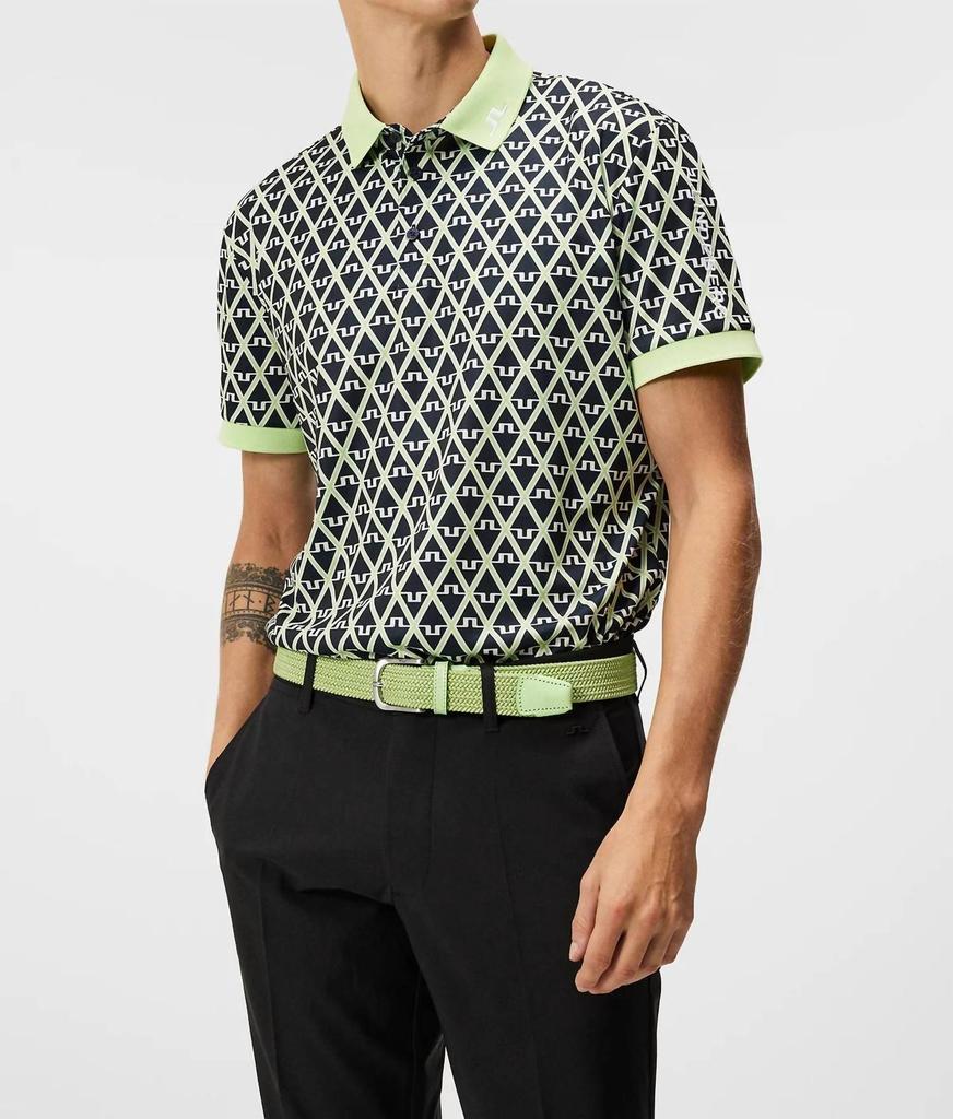 J. Lindeberg J.Lindeberg - Tour Tech Reg Fit Print Polo Shirt
