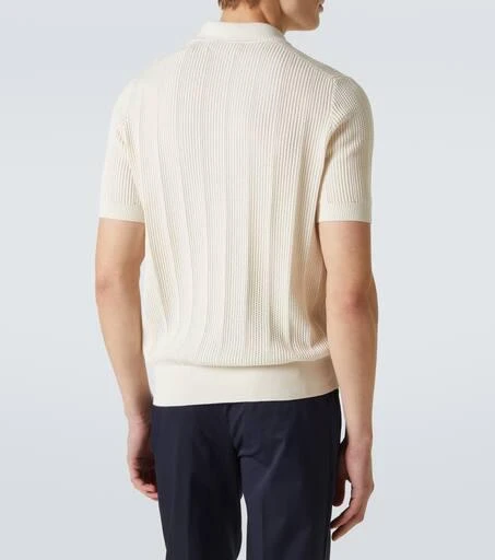 Brunello Cucinelli Knitted cotton polo shirt 4