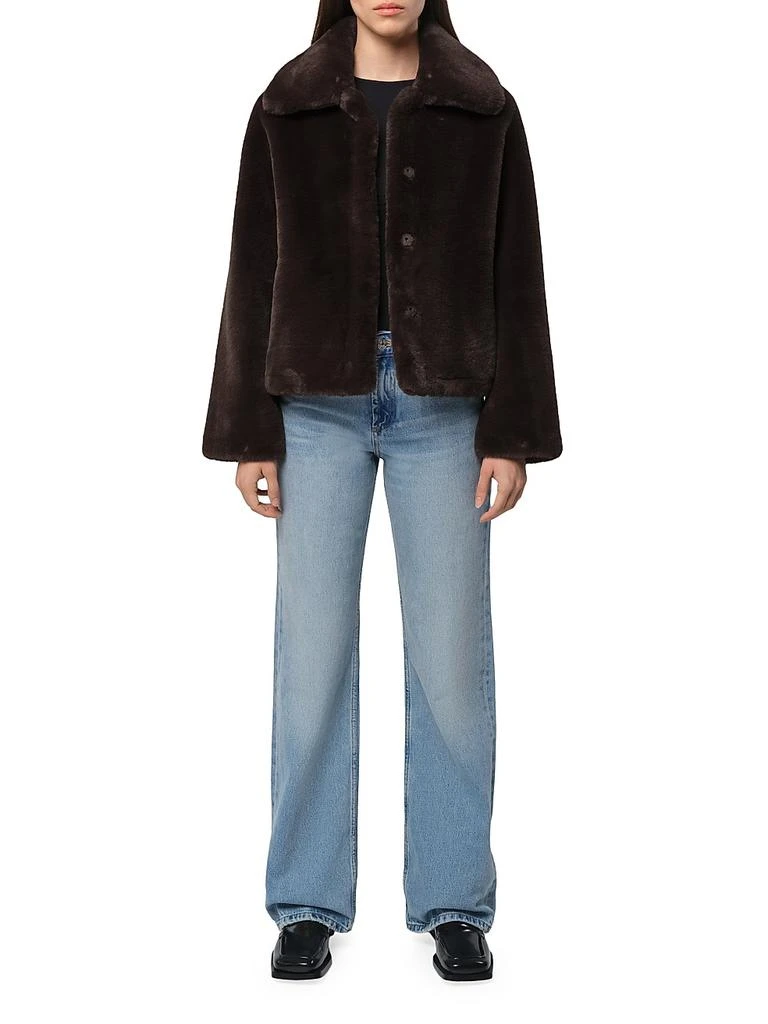 Apparis Elis Faux Fur Cropped Jacket 2