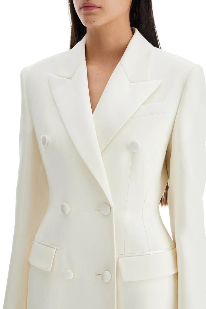 Versace long hourglass-shaped smoking jacket 4