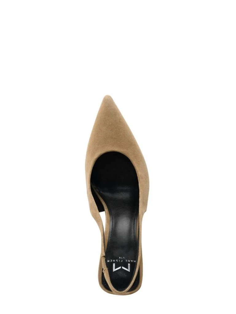 Marc Fisher Emalyn Suede Pump In Natural 3