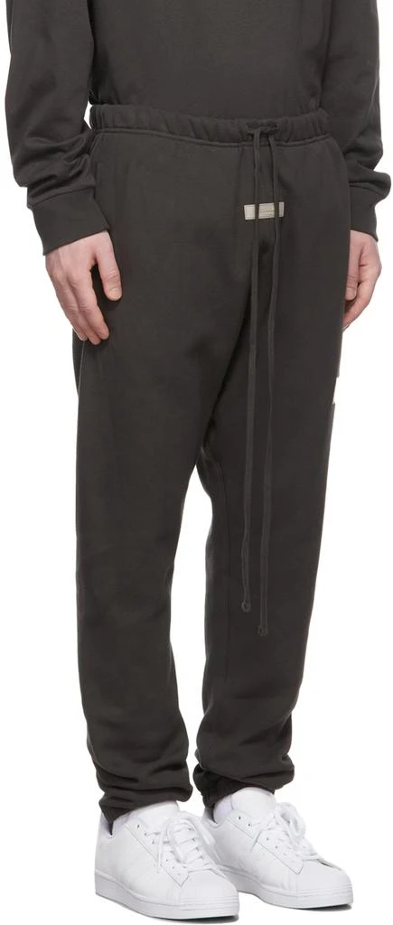 Essentials Black Fleece Lounge Pants 2