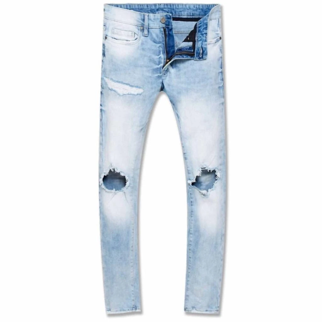 JORDAN CRAIG Men's Ross Angelic Denim Jean In Ice Blue 4