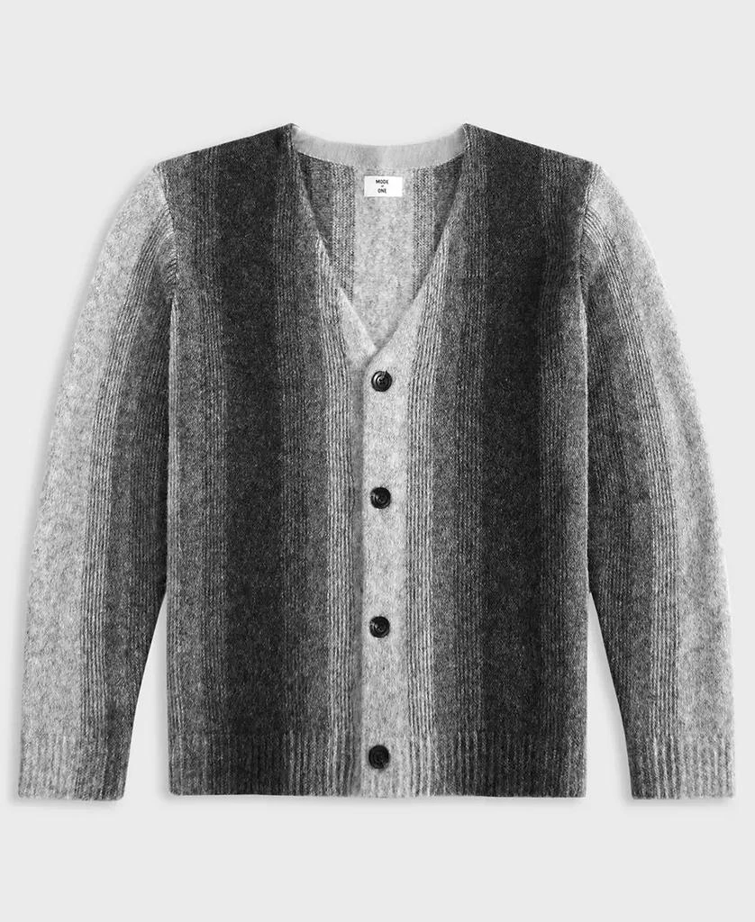 Mode of One Men's Long-Sleeve Relaxed-Fit Stripe Cardigan, Created for Macy's 3