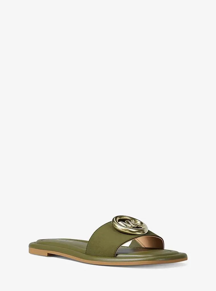Michael Kors Milan Suede Slide Sandal
