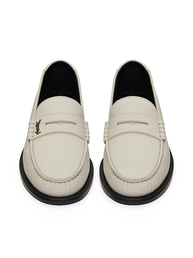 Yves Saint Laurent Le Loafer Monogram Penny Slippers In  display picture 1