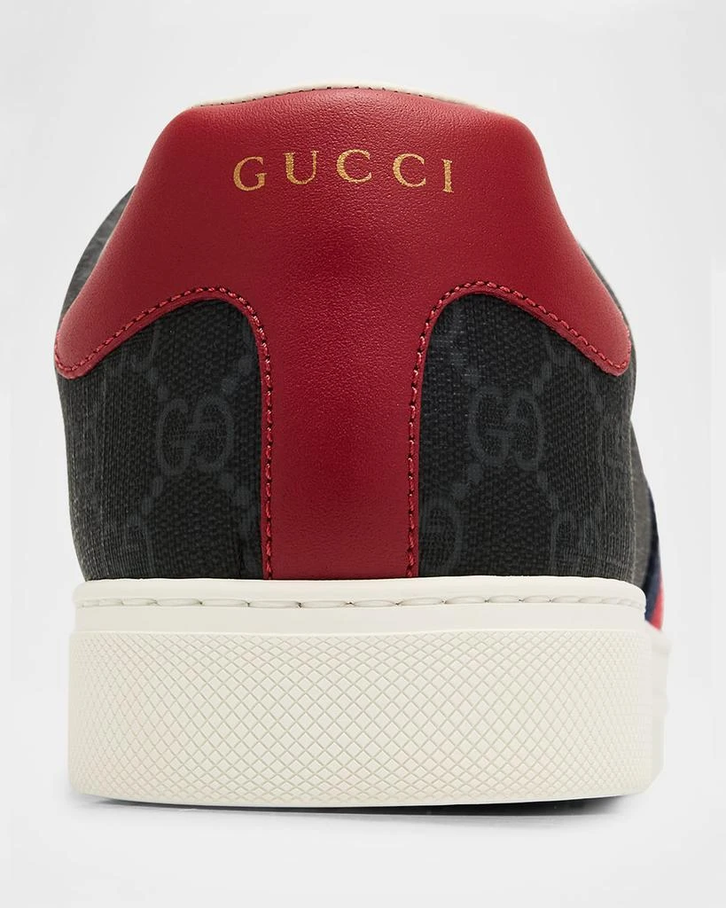 Gucci Men's Gucci Ace Low-Top Sneakers with Web 5
