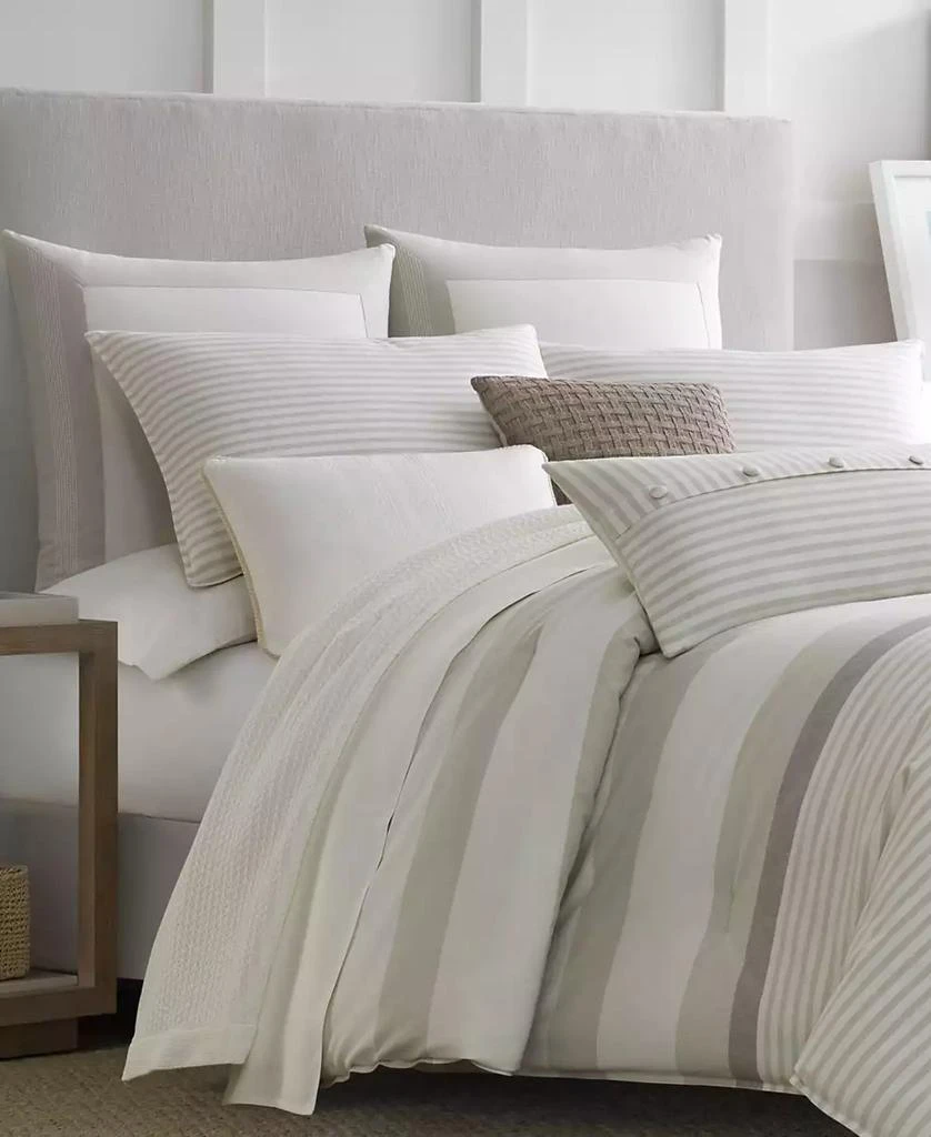 Nautica Saybrook Cotton Chevron Decorative Pillow, 14" X 20" 7