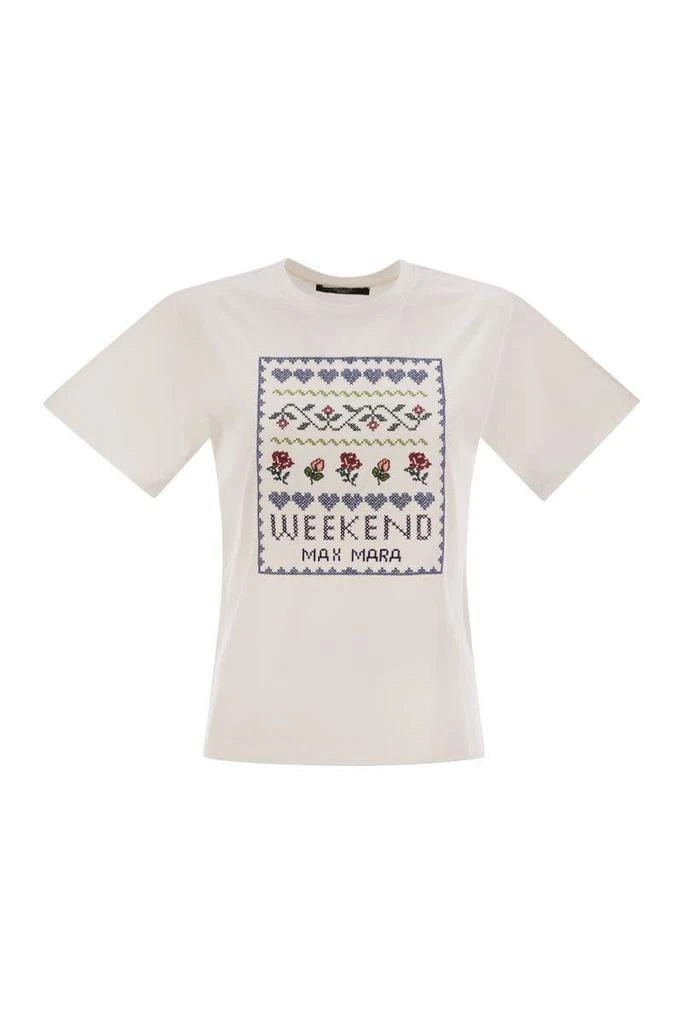 Weekend Max Mara Weekend Max Mara Cabina - Jersey T-Shirt With Print 1