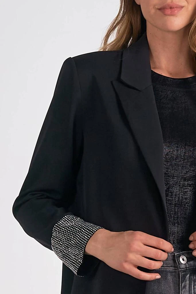 Elan Elan - JACKET WITH RHINESTONE SLEEVE DETAIL 4