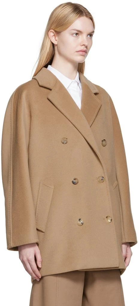 Max Mara Brown Guinea Pea Coat 2