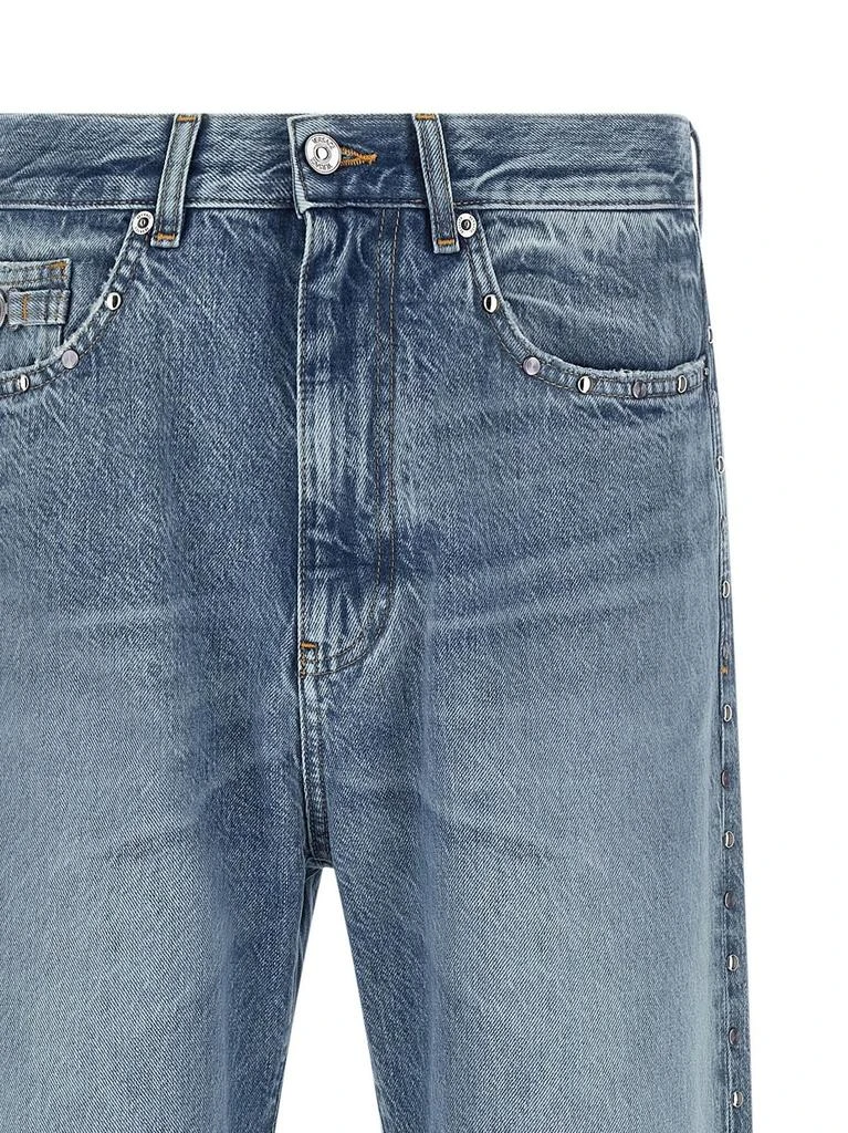 Versace Versace Logo-Patch Studded Jeans 4