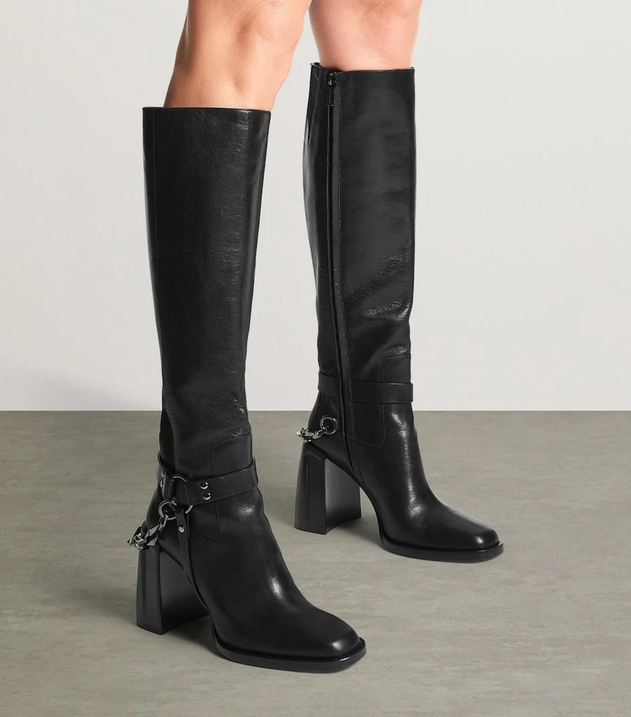 Isabelle 95 Leather Knee-High Boots – On Sale Now with Up to  display picture 2