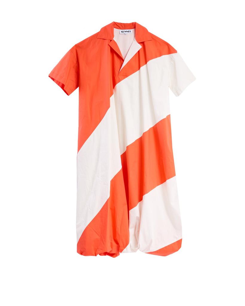 SUNNEI Sunnei Puffy Maxi Polo Dress