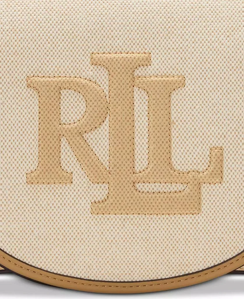 Ralph Lauren Witley Canvas and Leather Small Crossbody 5