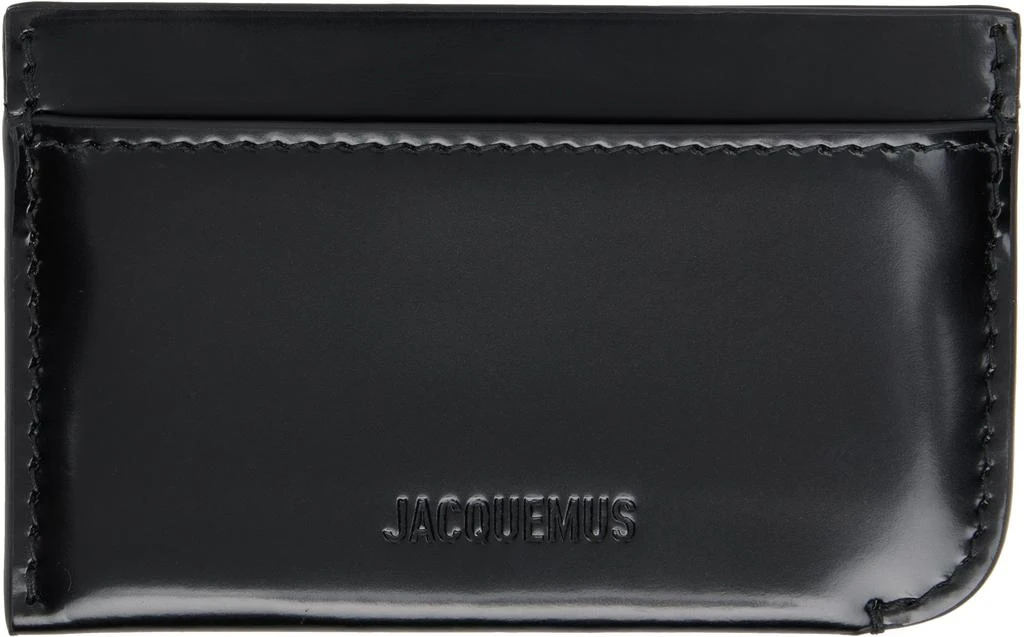 Jacquemus Black 'Le Porte Curvo' Card Holder