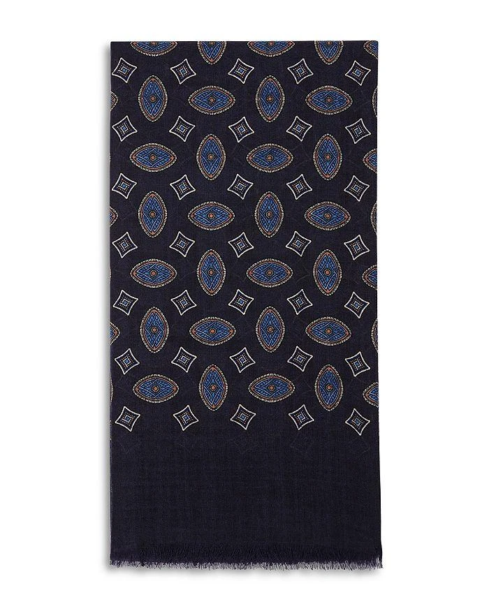 The Men's Store at Bloomingdale's Mantero Geometric Italian Wool Scarf - Exclusive 1