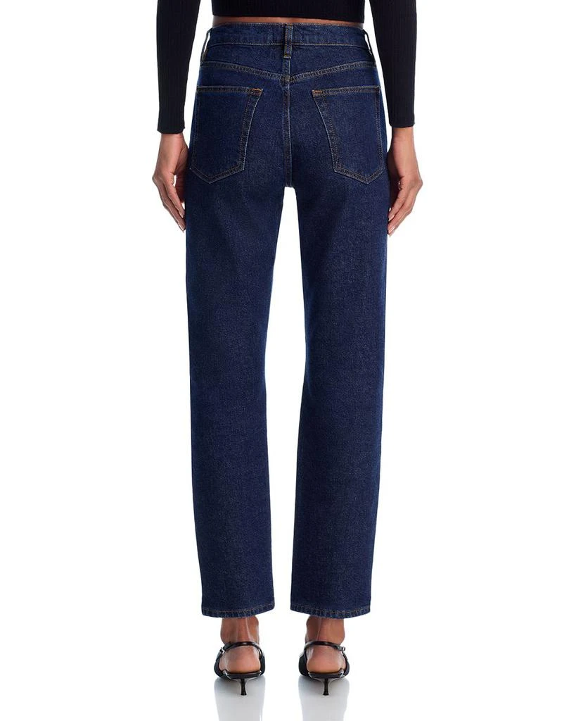FRAME The Borrowed High Rise Ankle Slim Leg Jeans in Taboo 3
