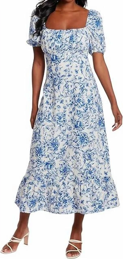 Kiraz Dress In Ivory/navy  On Sale Now with Up to 62% Off | Discover  Exclusive Deals & Savings at BeyondStyle  Authentic London Times dresses |women|clothing with Limited-Time Discounts, Free Shipping, and