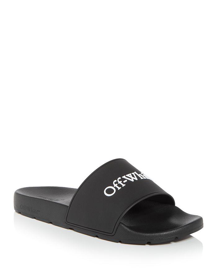 Off-White 'Cloud Arrow' leather slides - Sandals - BeyondStyle