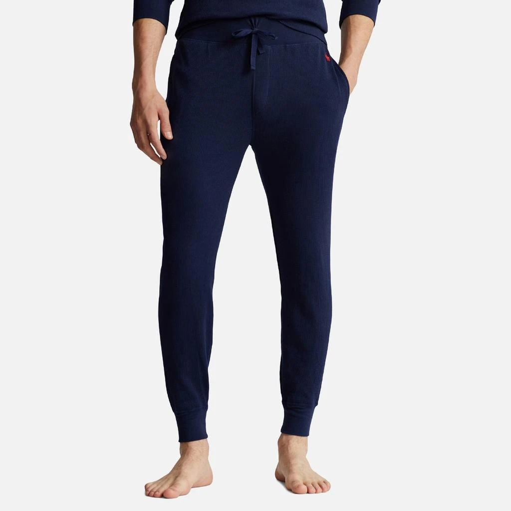 Ralph Lauren Polo Ralph Lauren Waffle-Knit Cotton-Blend Sweatpants 1