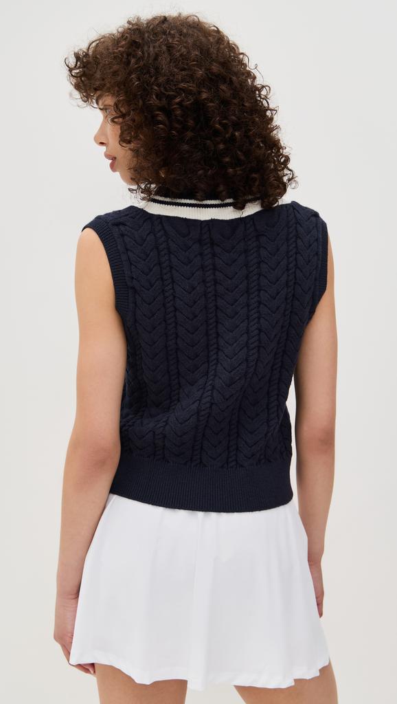 Beyond yoga The Cable Knit Vest