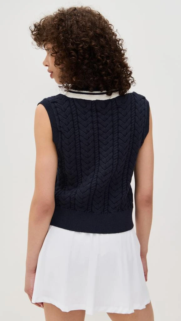Beyond yoga The Cable Knit Vest 2