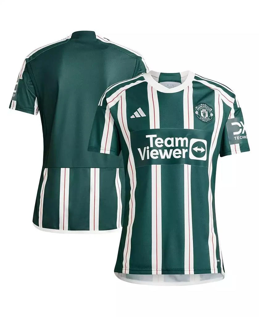 Adidas Men's Green Manchester United 2023/24 Away Replica Jersey 1