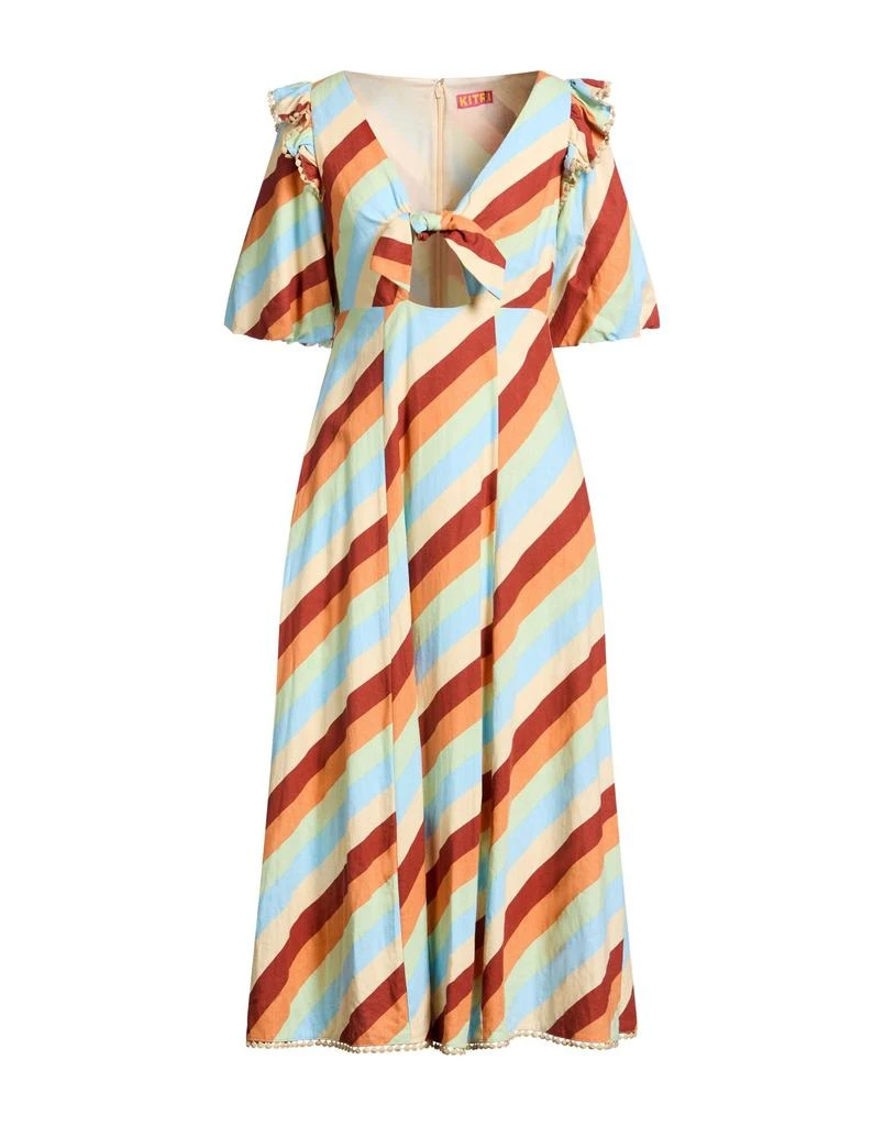 kitri midi dress Vivien Black Feather Midi Dress