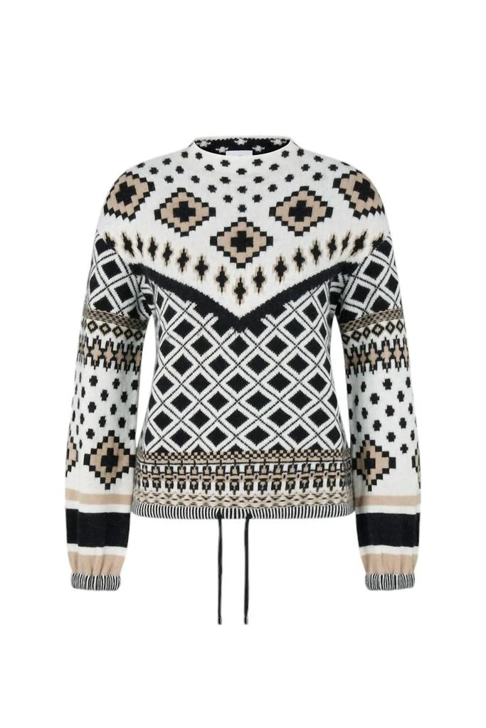 Bogner Najla Sweater In Beige/black 4