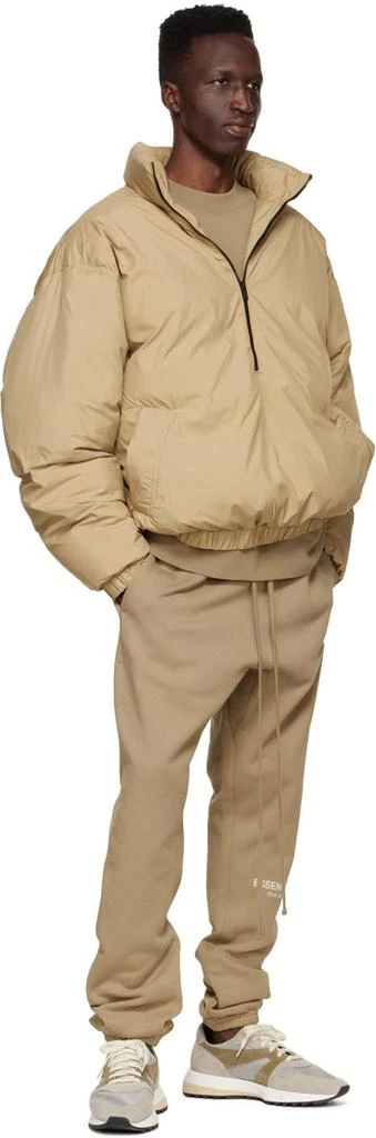 Essentials Tan Cotton Sweatshirt 4