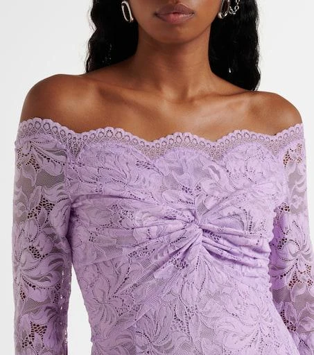 Rabanne Lavender lace gown 4