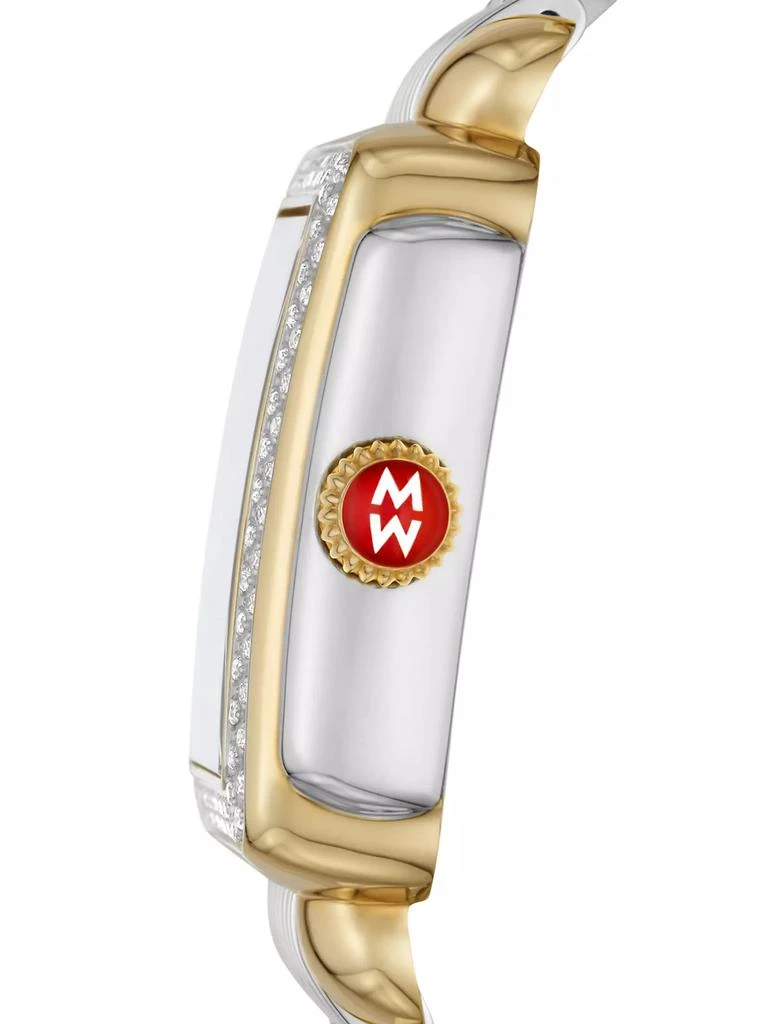 Michele Deco Madison Two-Tone Stainless Steel & Diamond Bracelet Watch 2