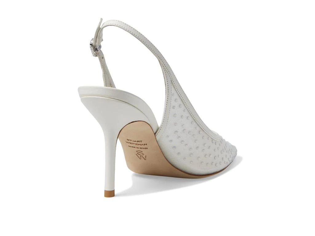 Stuart Weitzman Emilia Mesh 85 Slingback 5