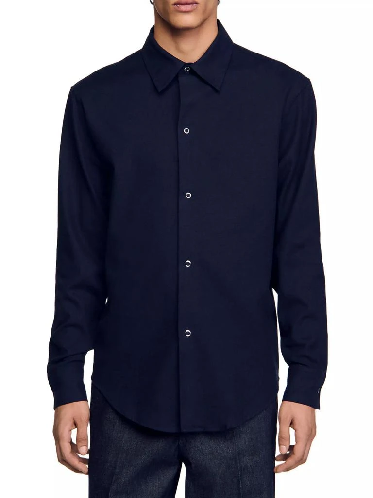 Sandro Flannel Shirt 4