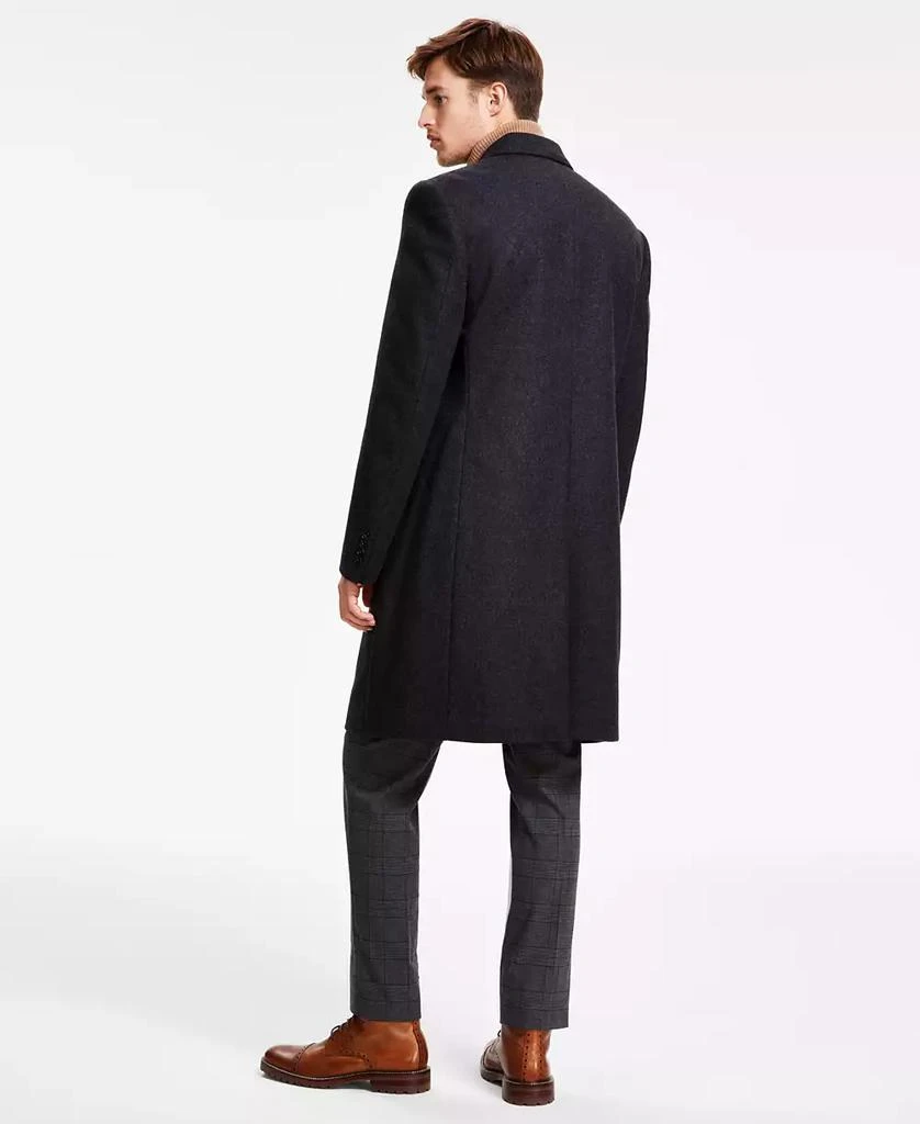 Michael Kors Men's Classic Fit Luxury Wool Cashmere Blend Overcoats 2