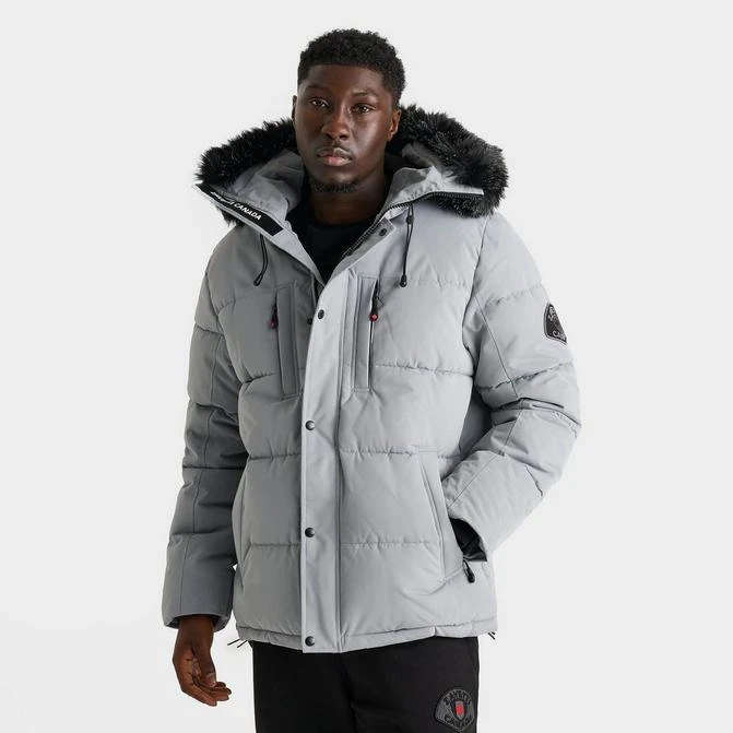 Zavetti Men's Zavetti Canada Oshawa 2.0 Puffer Parka Jacket 1