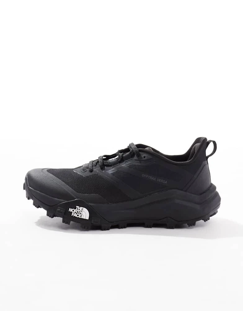 The North Face The North Face Offtrail versa trail running shoes in black and white 2