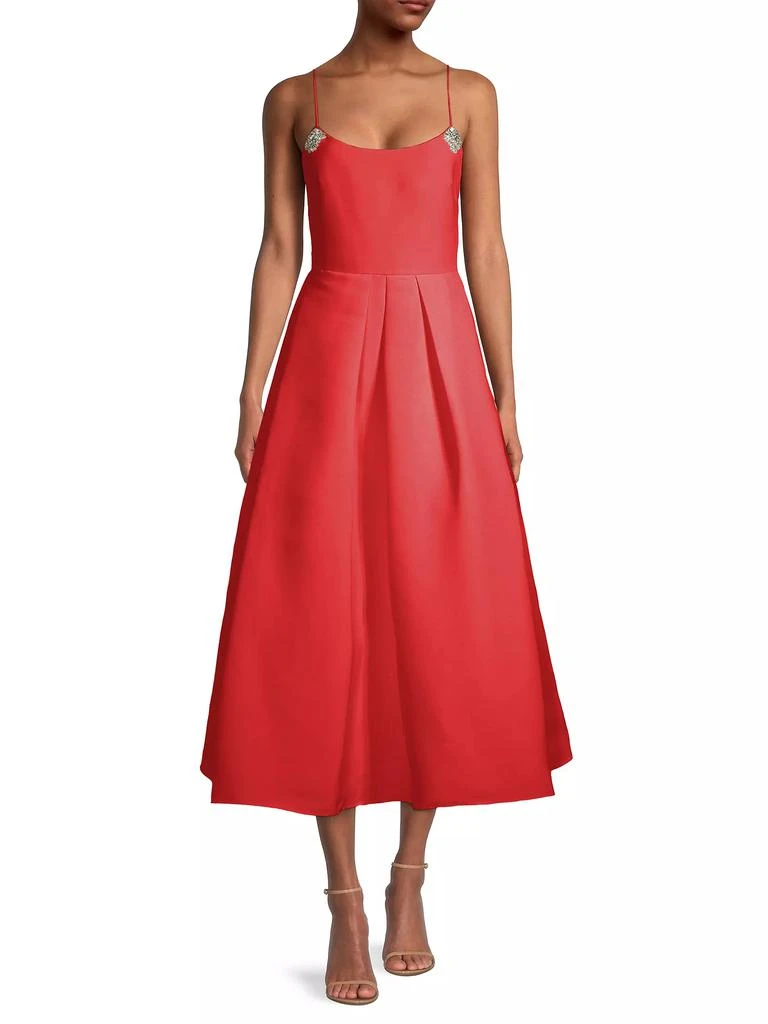Sachin & Babi Audra Pleated Cocktail Dress 3