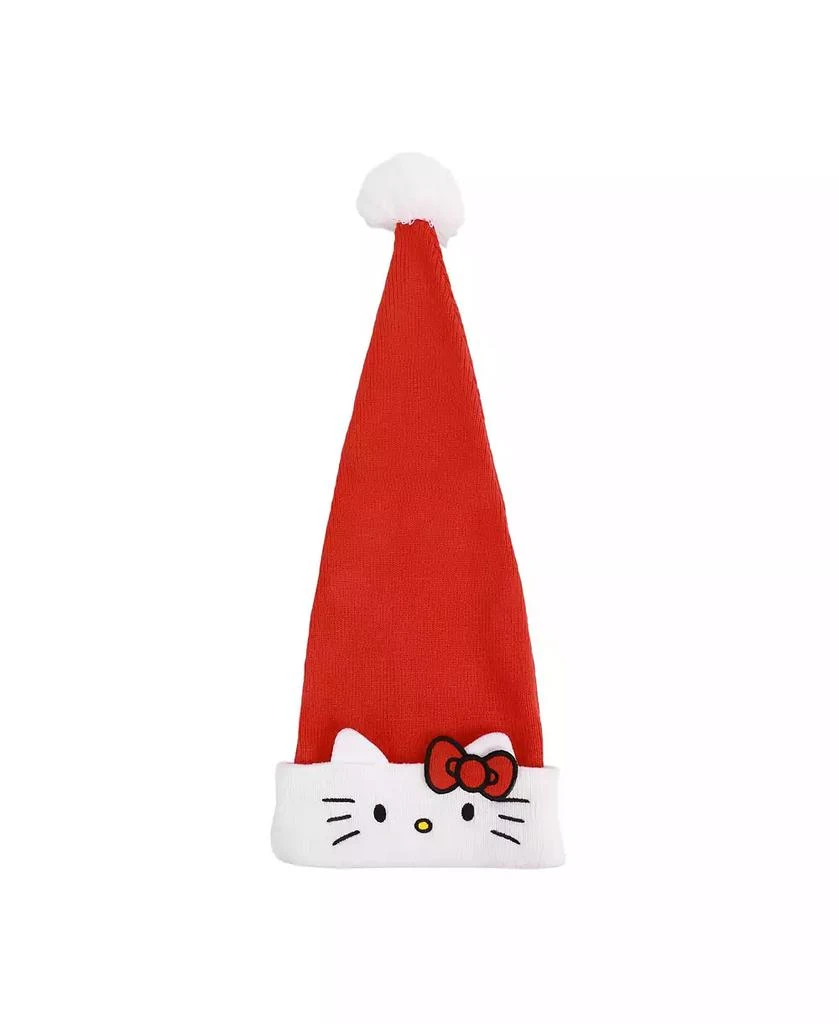 Hello Kitty Men's Face Embroidery Cuff Acrylic Santa Hat 3