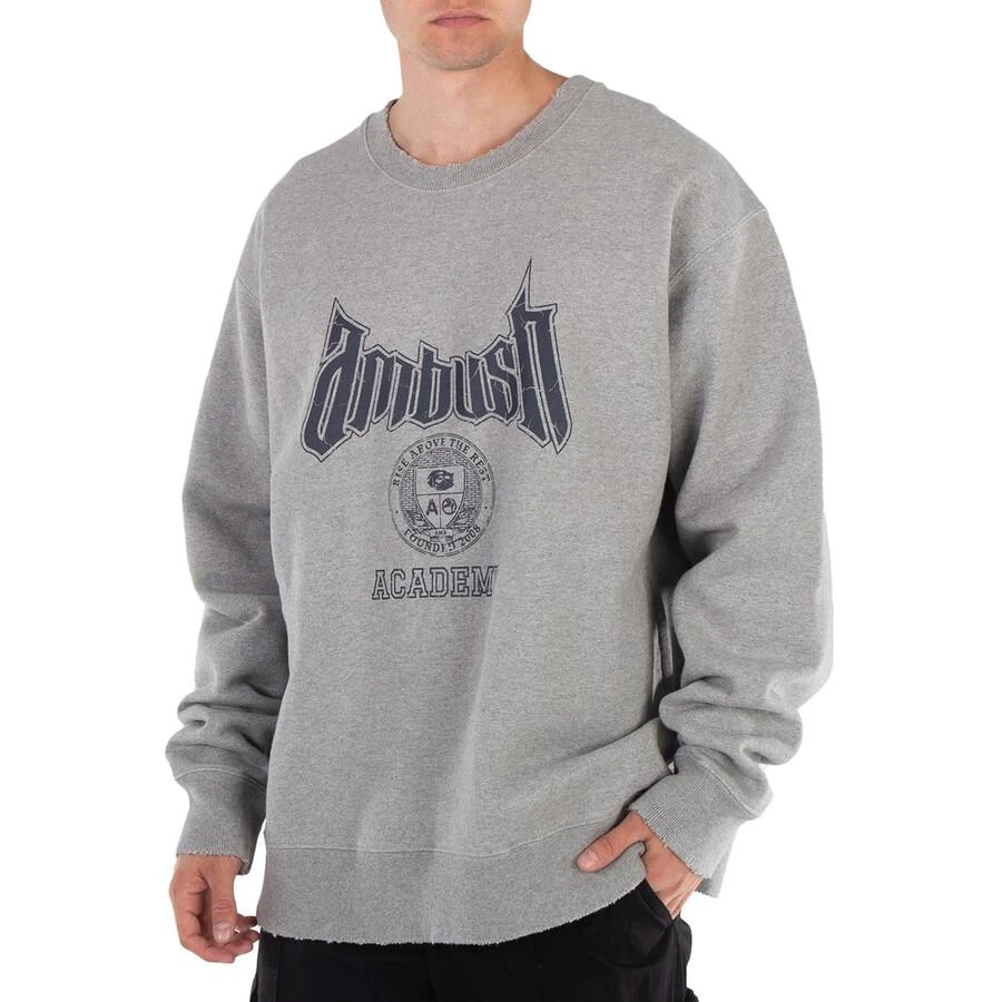 Ambush Grey Academy Crewneck Sweatshirt 2