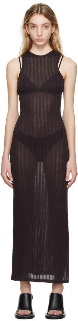 Eckhaus Latta Pink Lapped Minidress - Dresses & Skirts