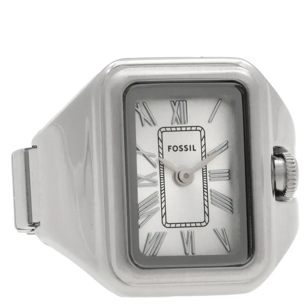 Fossil Fossil Raquel Watch Ring Quartz Silver Dial Ladies Watch ES5344
