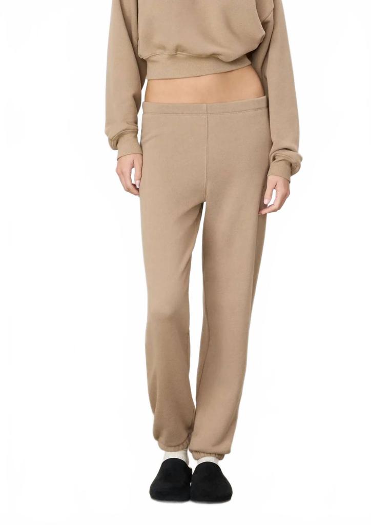Eterne Classic Sweatpants In Taupe