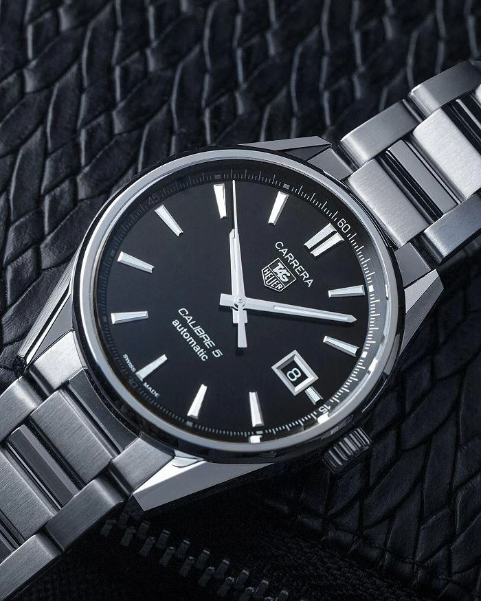 TAG Heuer Carrera Calibre 5 Automatic Men's Steel Watch, 39mm 5