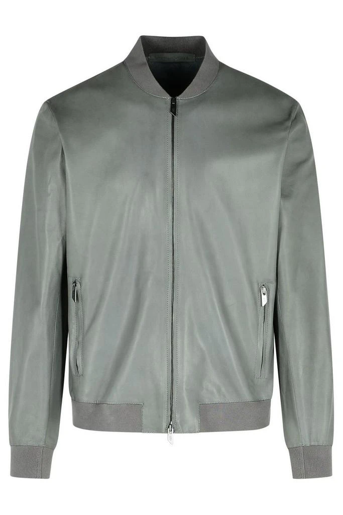 Salvatore Santoro Salvatore Santoro Zip-Up Leather Bomber Jacket 1