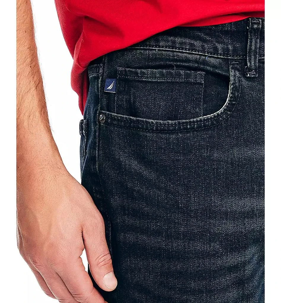 Nautica Men's Vintage Straight-Fit Stretch Denim 5-Pocket Jeans 3