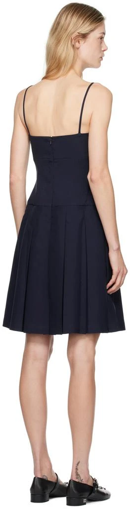 Sandy Liang Navy Roo Midi Dress 3