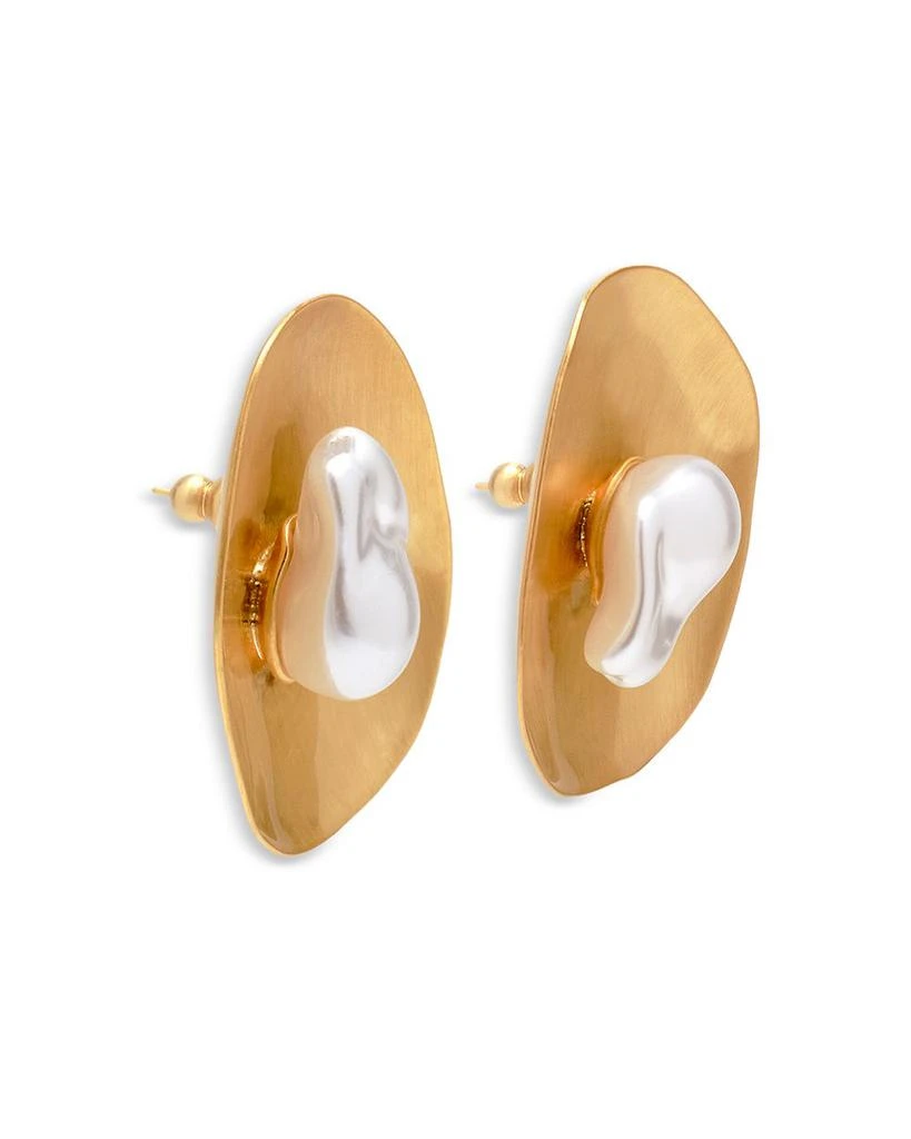 Cult Gaia Marzia Imitation Pearl Drop Earrings 3