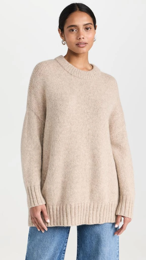 Jenni Kayne Alpaca Cocoon Crewneck Sweater 6